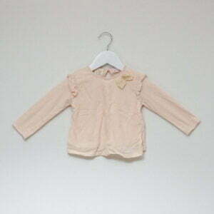 Zaran vaaleanpunainen koristeellinen paita koossa 92. Hyvä kunto, tuotetiedot puuttuvat.